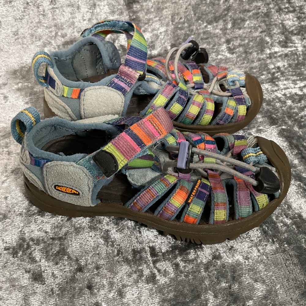 Keen Colorful Striped Kids Sandals